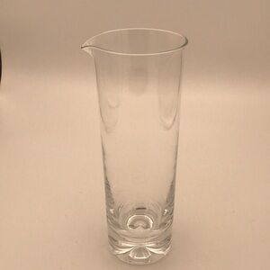 VTG Glass Martini Cocktail Pitcher Decanter Carafe‎ w/Thick Glass Bottom Base